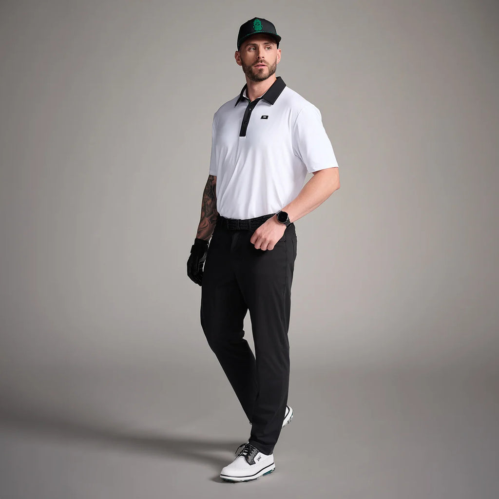 PXG Men's CF Heritage White Polo