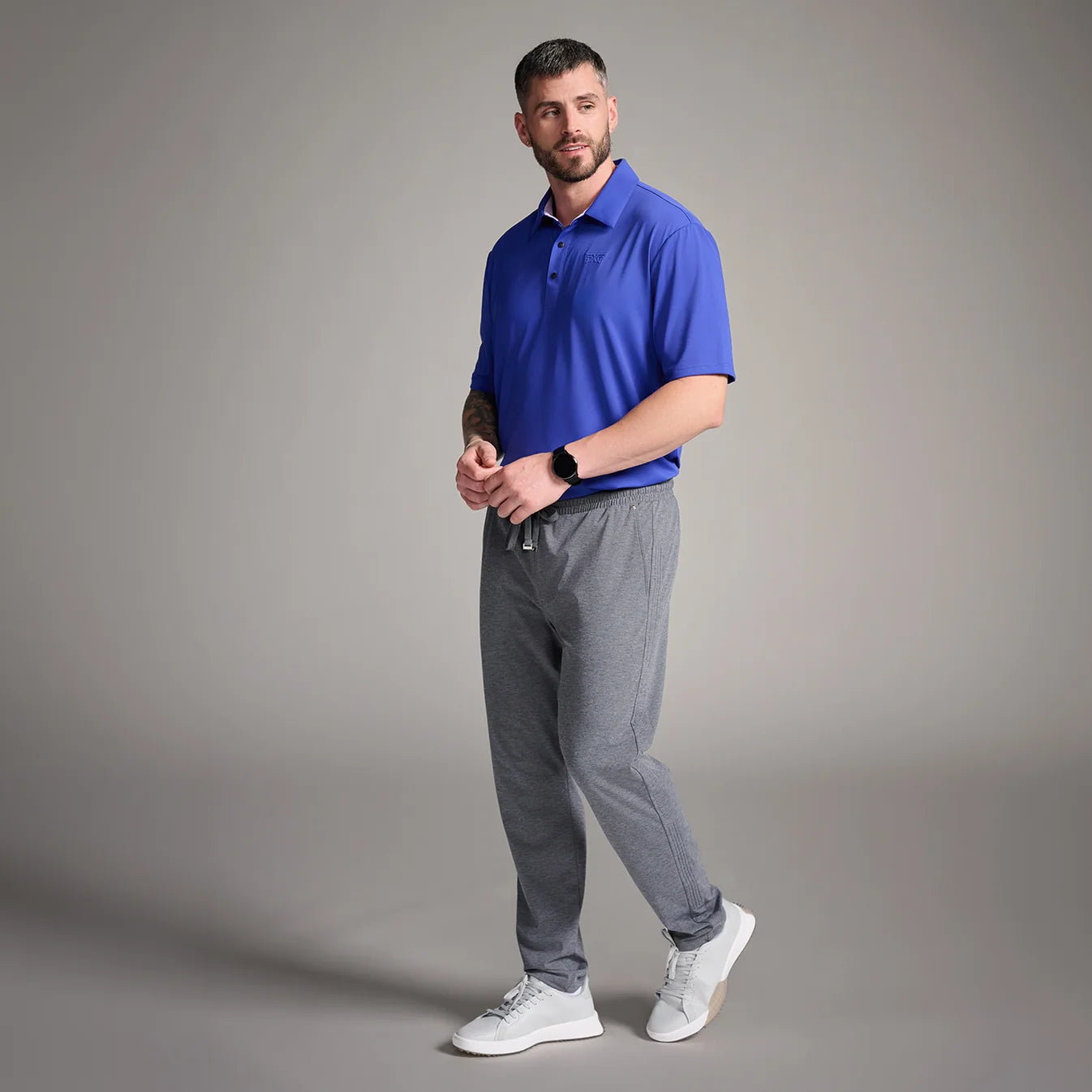 PXG Men's CF Cosmic Royal Blue Polo