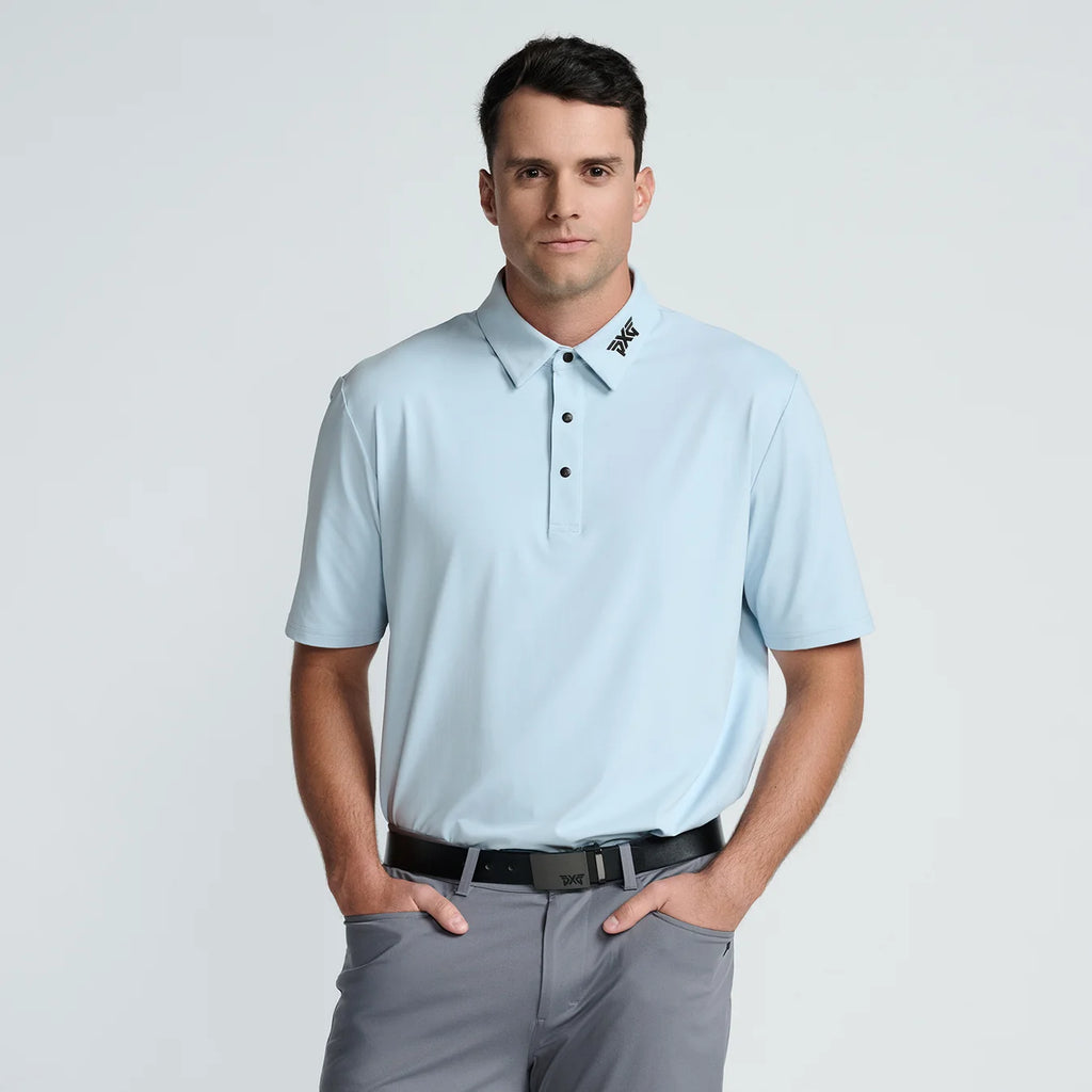 PXG Men's CF BP Signature Cielo Polo