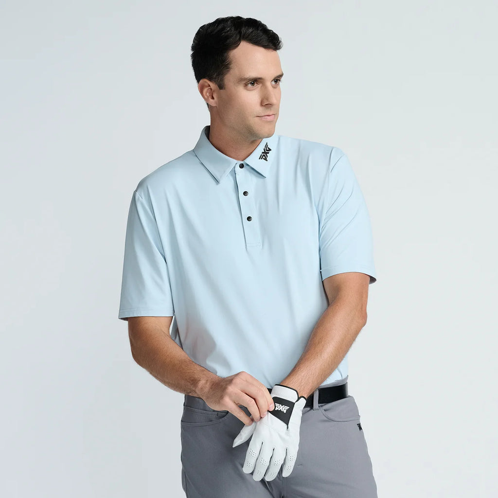 PXG Men's CF BP Signature Cielo Polo