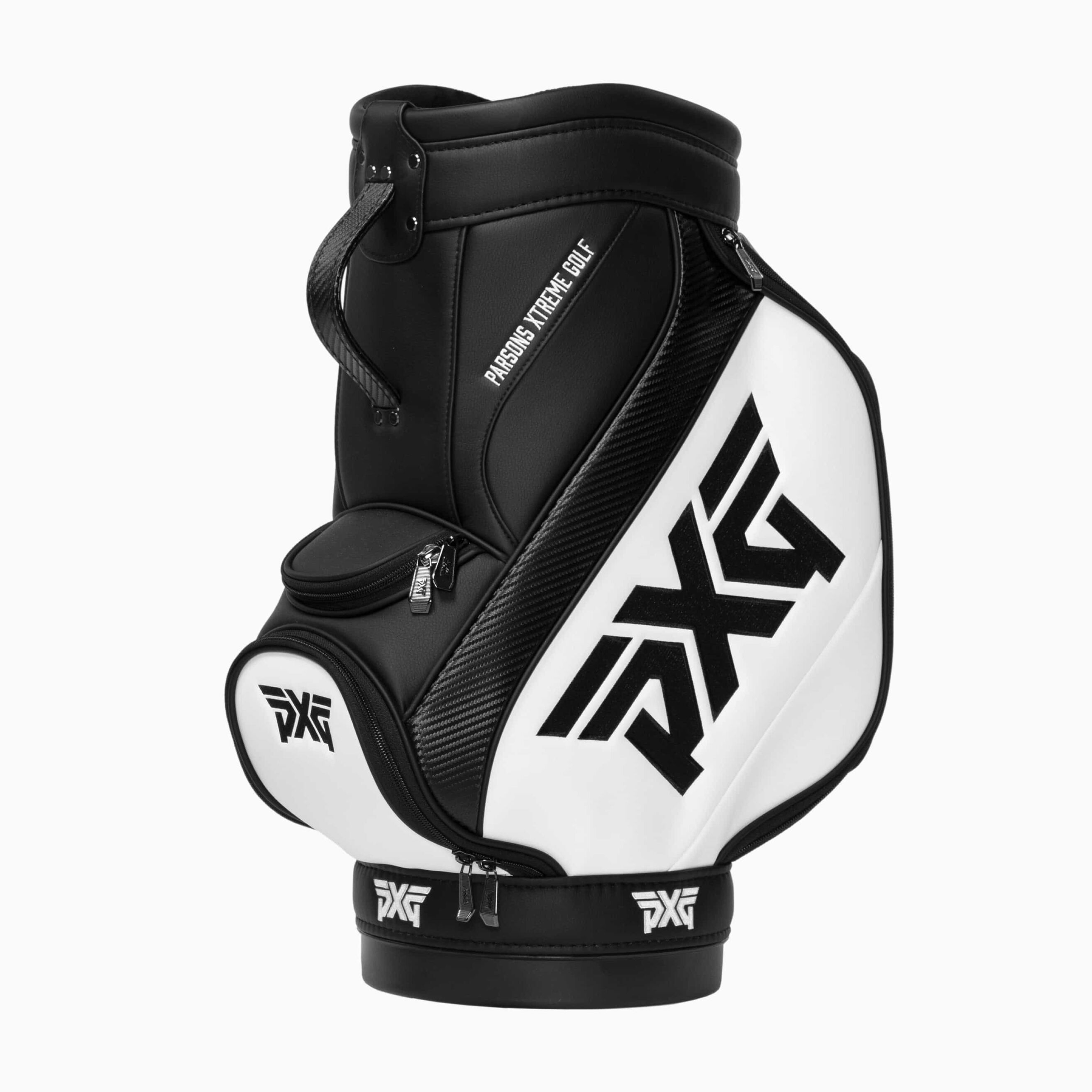 PXG Den Caddy Bag - Black/White