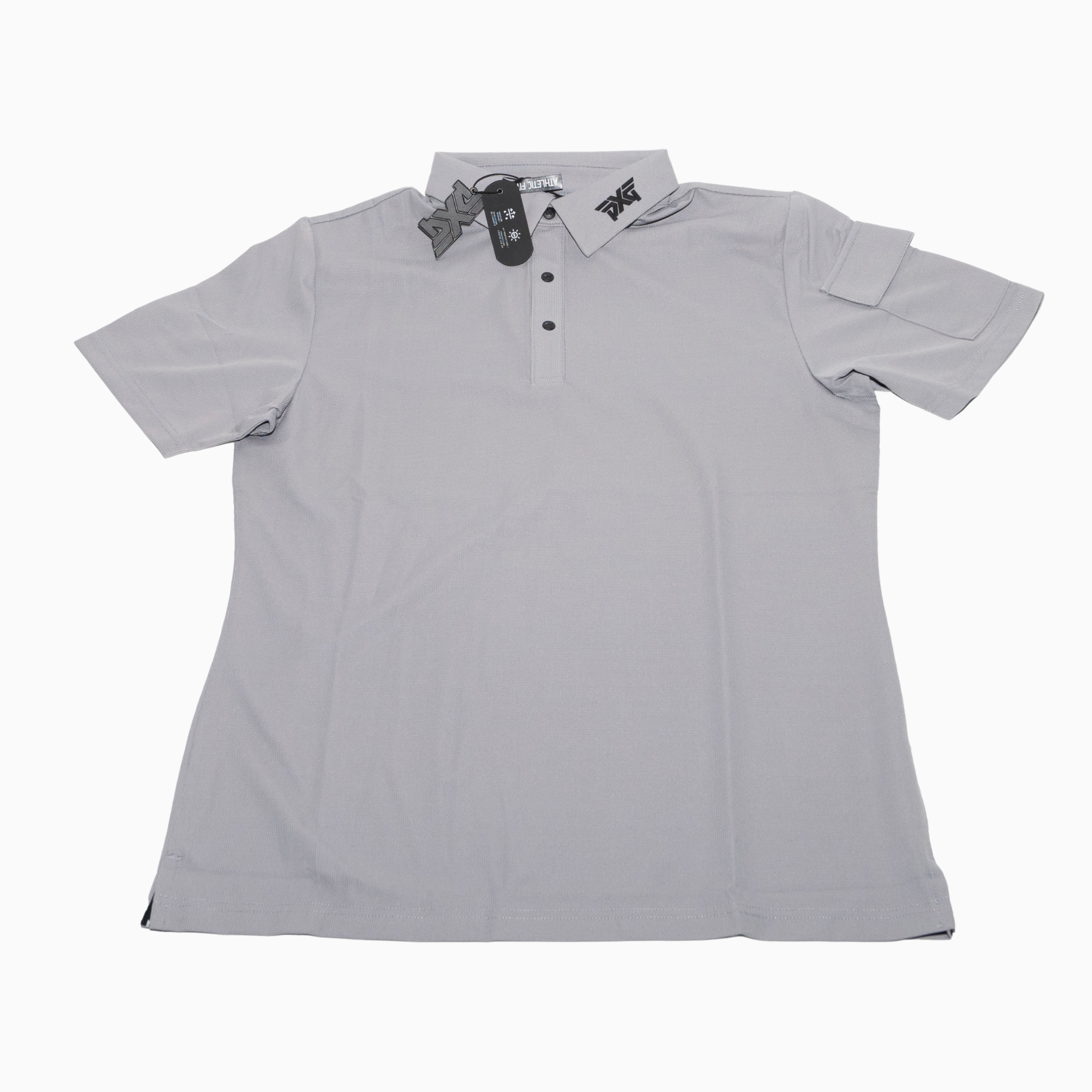 PXG Men's AF SS Gray Polo
