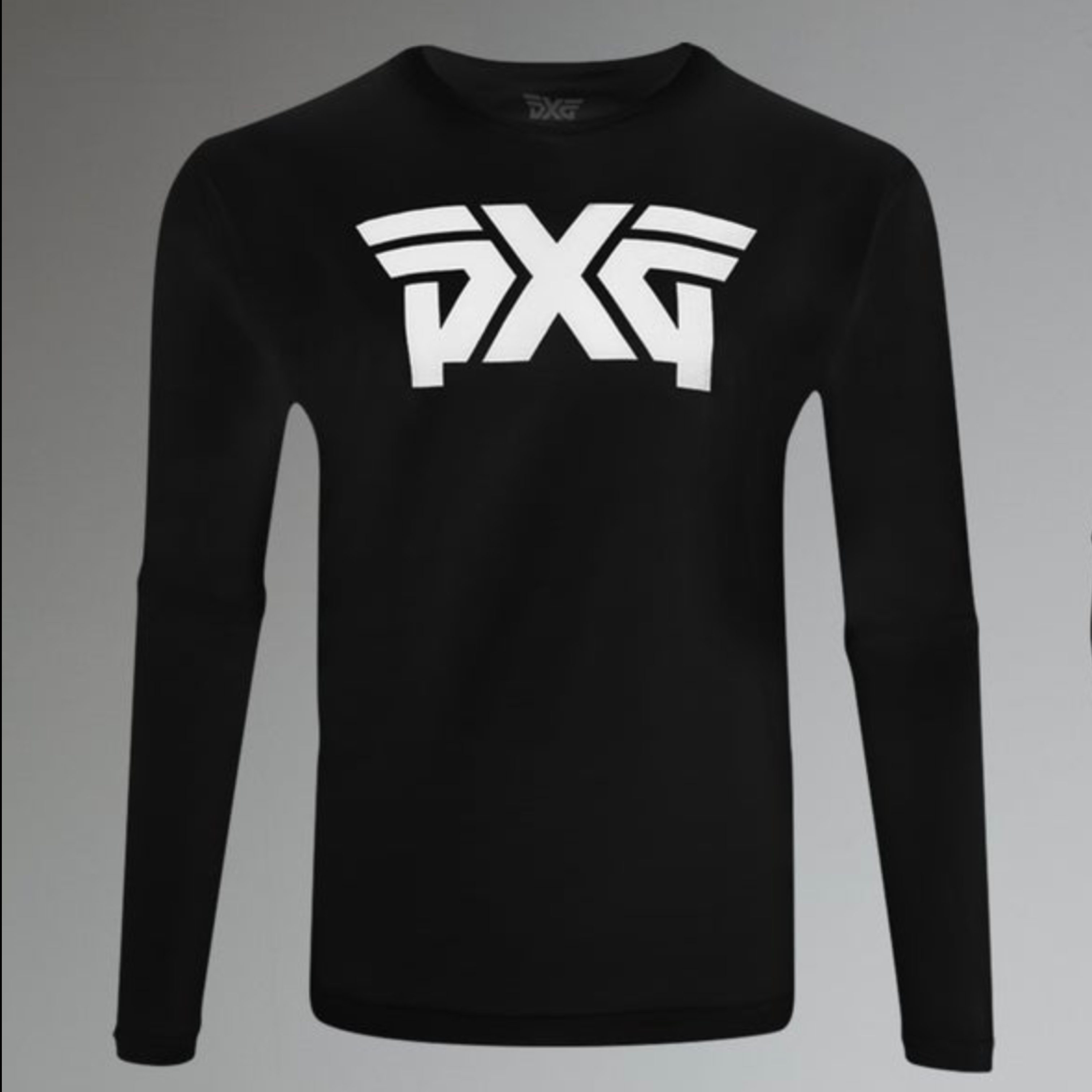 PXG Men's LS Standard Logo T Shirt Black