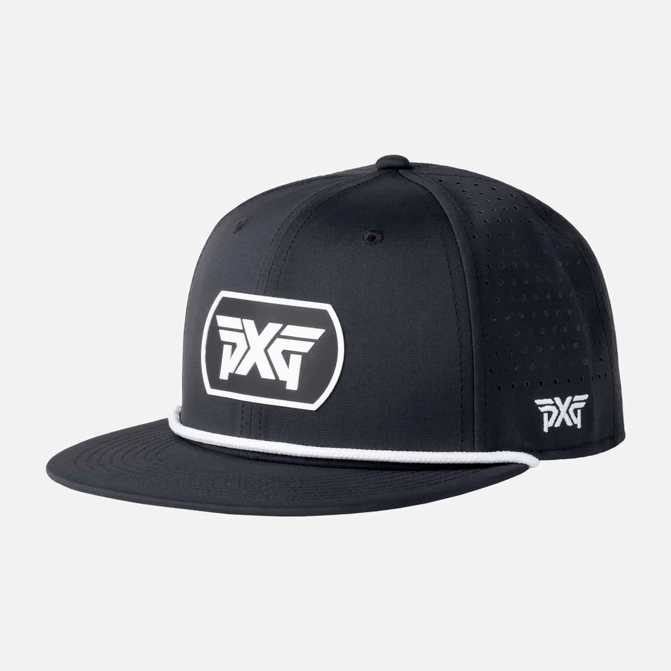 PXG Dog Tag High Crown Snapback / Black & White
