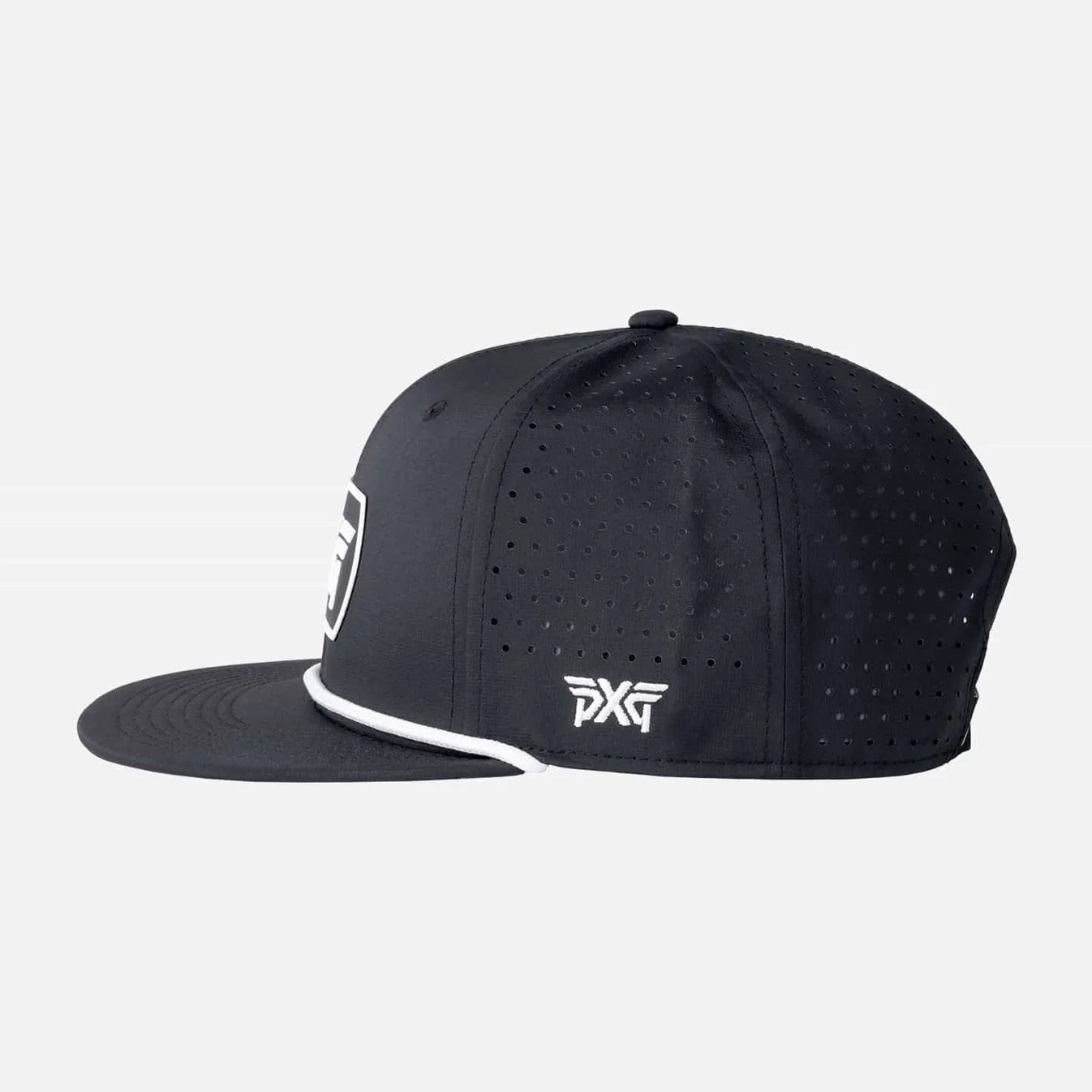 PXG Dog Tag High Crown Snapback / Black & White