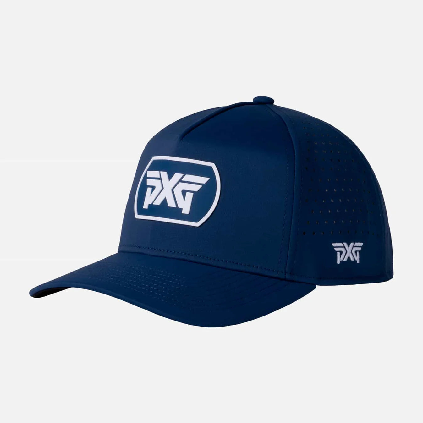 PXG Dog Tag Snapback / Navy & White