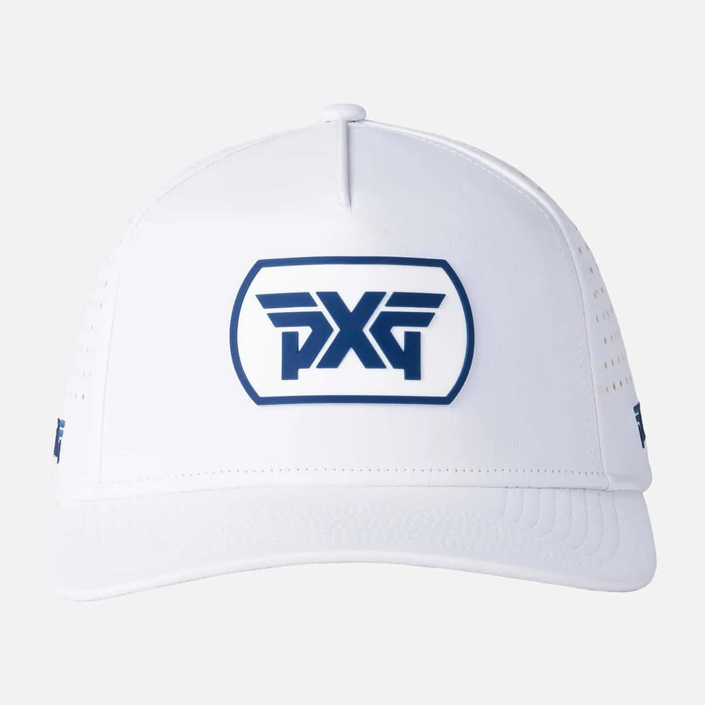 PXG Dog Tag Snapback / White & Navy