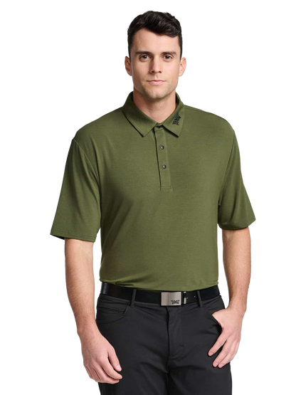 PXG Men's CF Tour Modal Hunter Green Polo