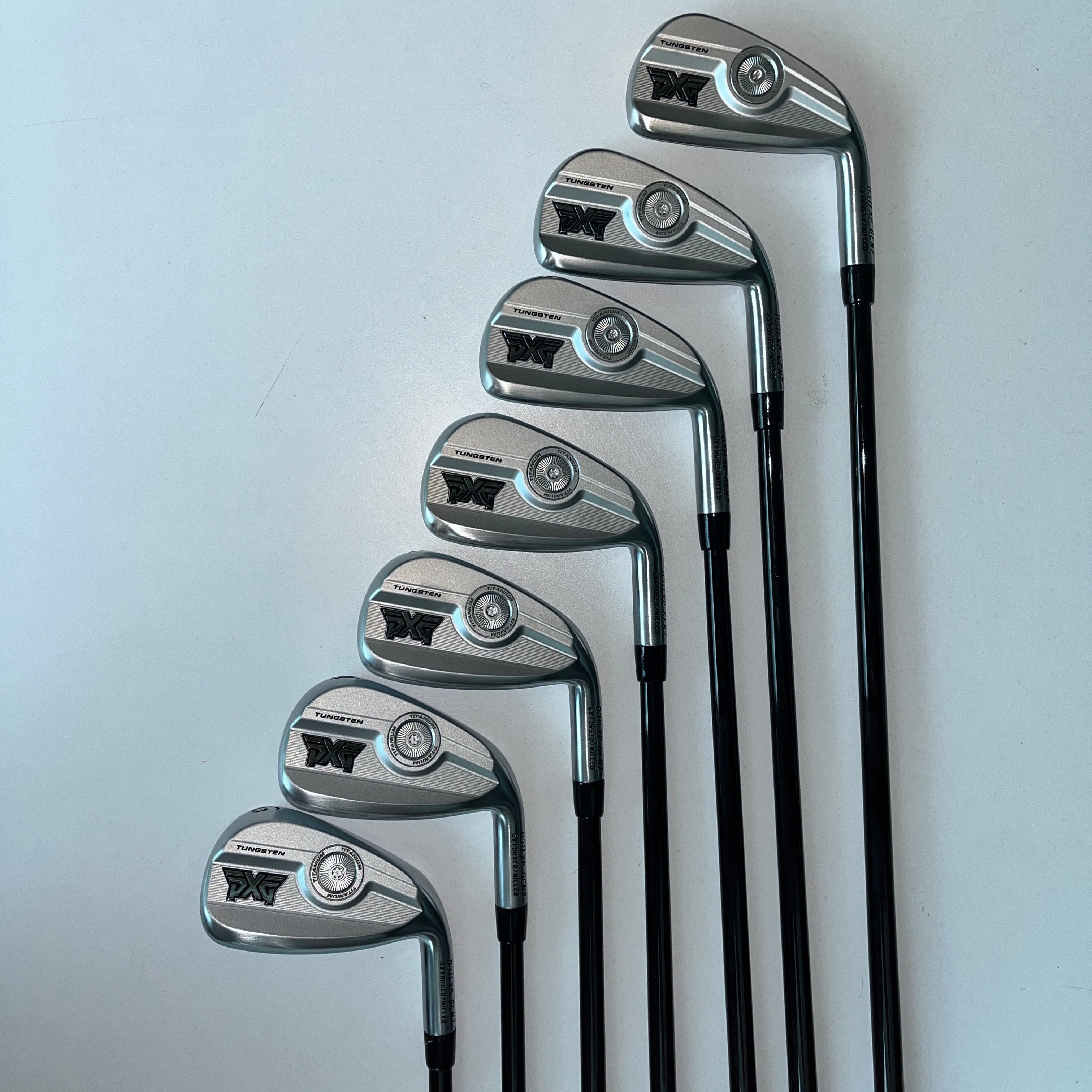 PXG-G7-0311XP-CHR-RH-5IR-GW // MITSUB-MMT TAPER-105-S // Golf Pride - Tour Velvet 360 Black - Jumbo