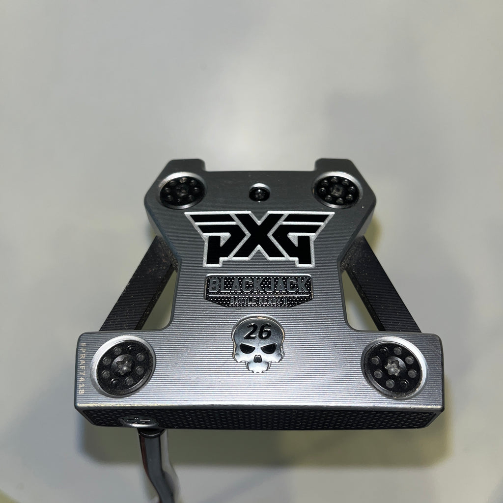 Battle Ready II Blackjack-Platinum-RH // TT-Double Bend Putter-Chrome // PXG Pistol III Grip (FPRAF7418)