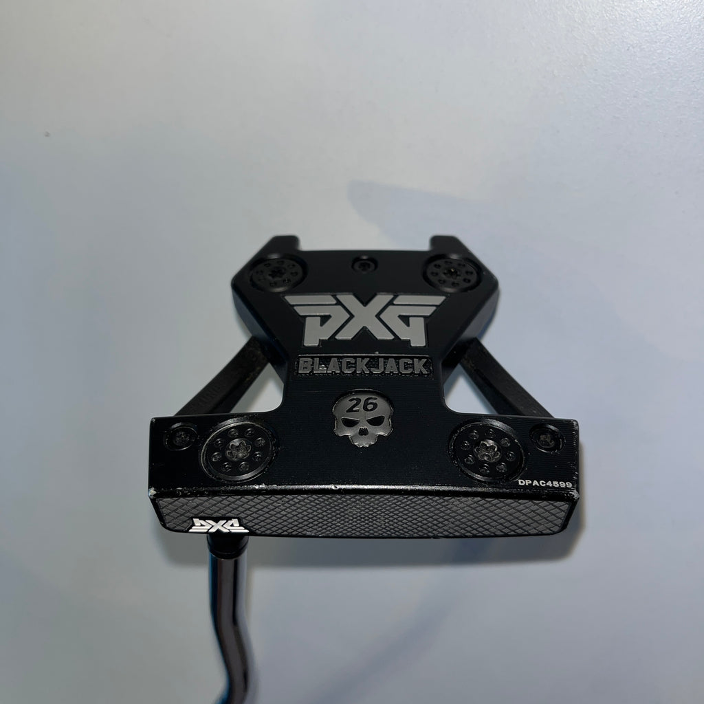 Battle Ready Blackjack-Black-RH // TT-Double Bend Putter-Chrome // Lamkin PXG Sink Fit Pistol (DPAC4599)