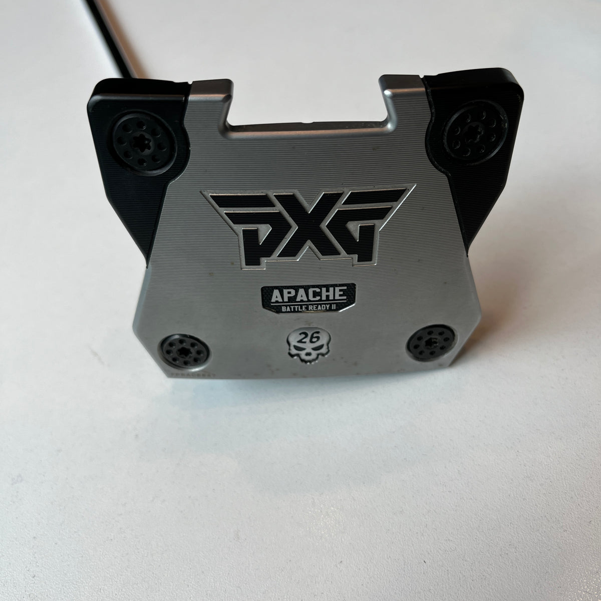Battle Ready Blackjack-Black-RH // TT-Double Bend Putter-Chrome // Lamkin PXG Sink Fit Pistol (DPAC4599) (Copy)