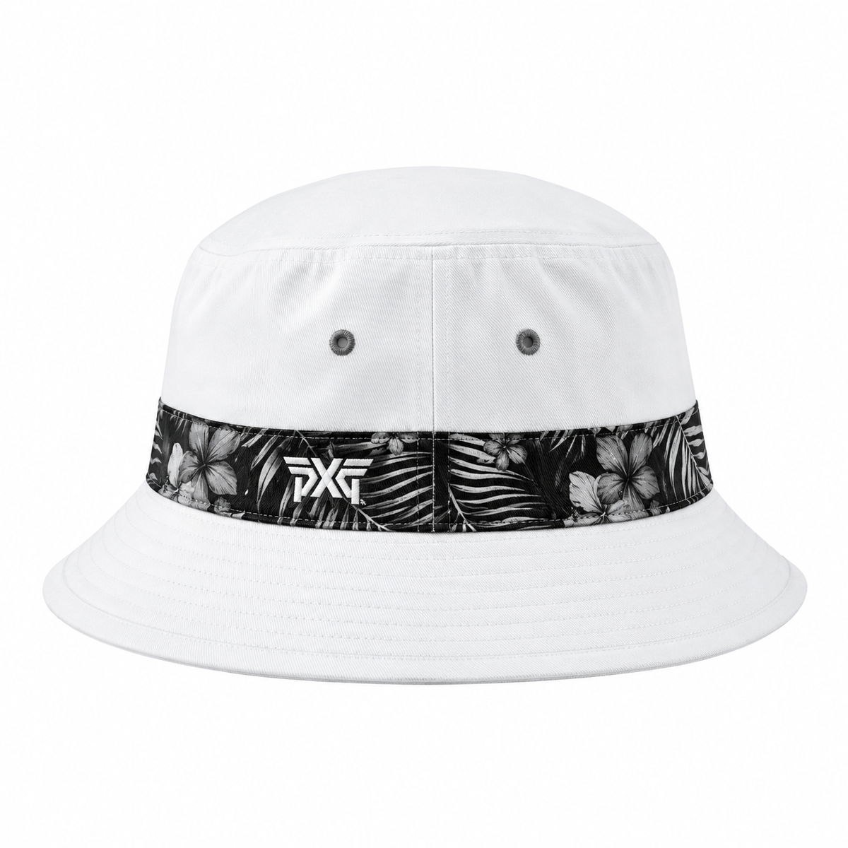 PXG 22 Aloha Banded White Bucket Hat