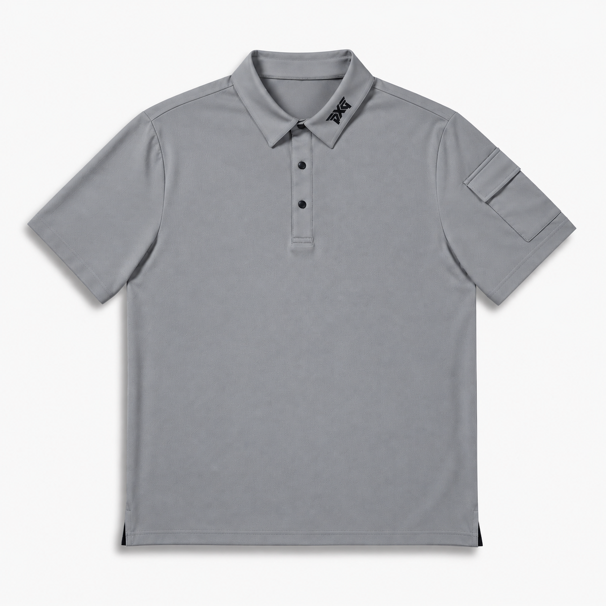 PXG Men's AF SS Gray Polo