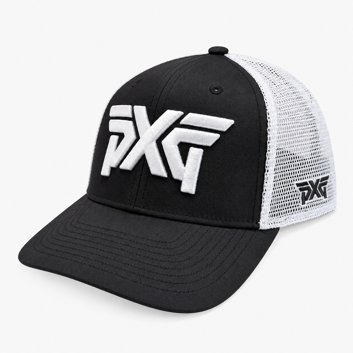 2-Tone Trucker Hat Black/White