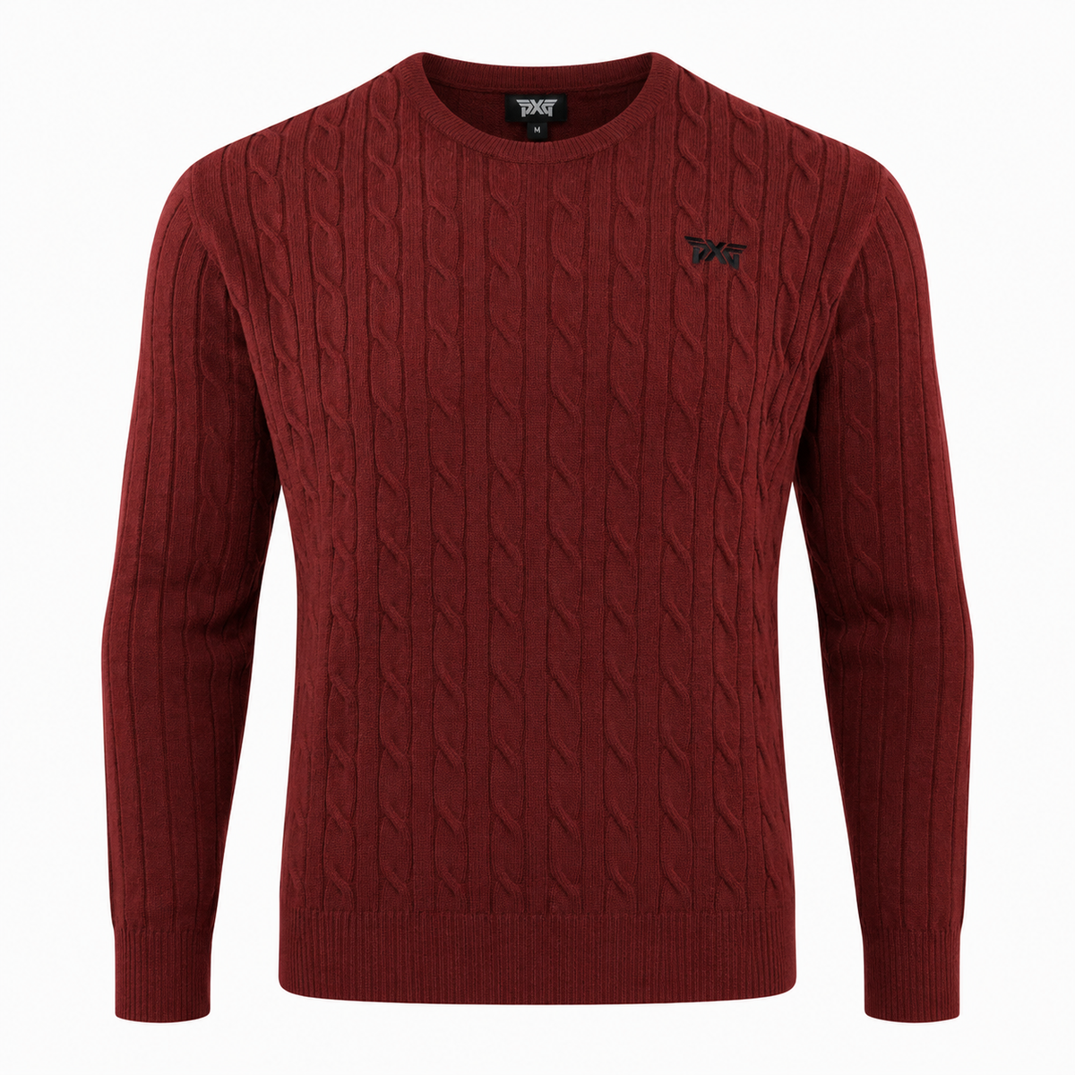PXG Men's Knit Neck Red Sweater