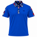 PXG Men's AF SS Aloha 24 Blue Polo