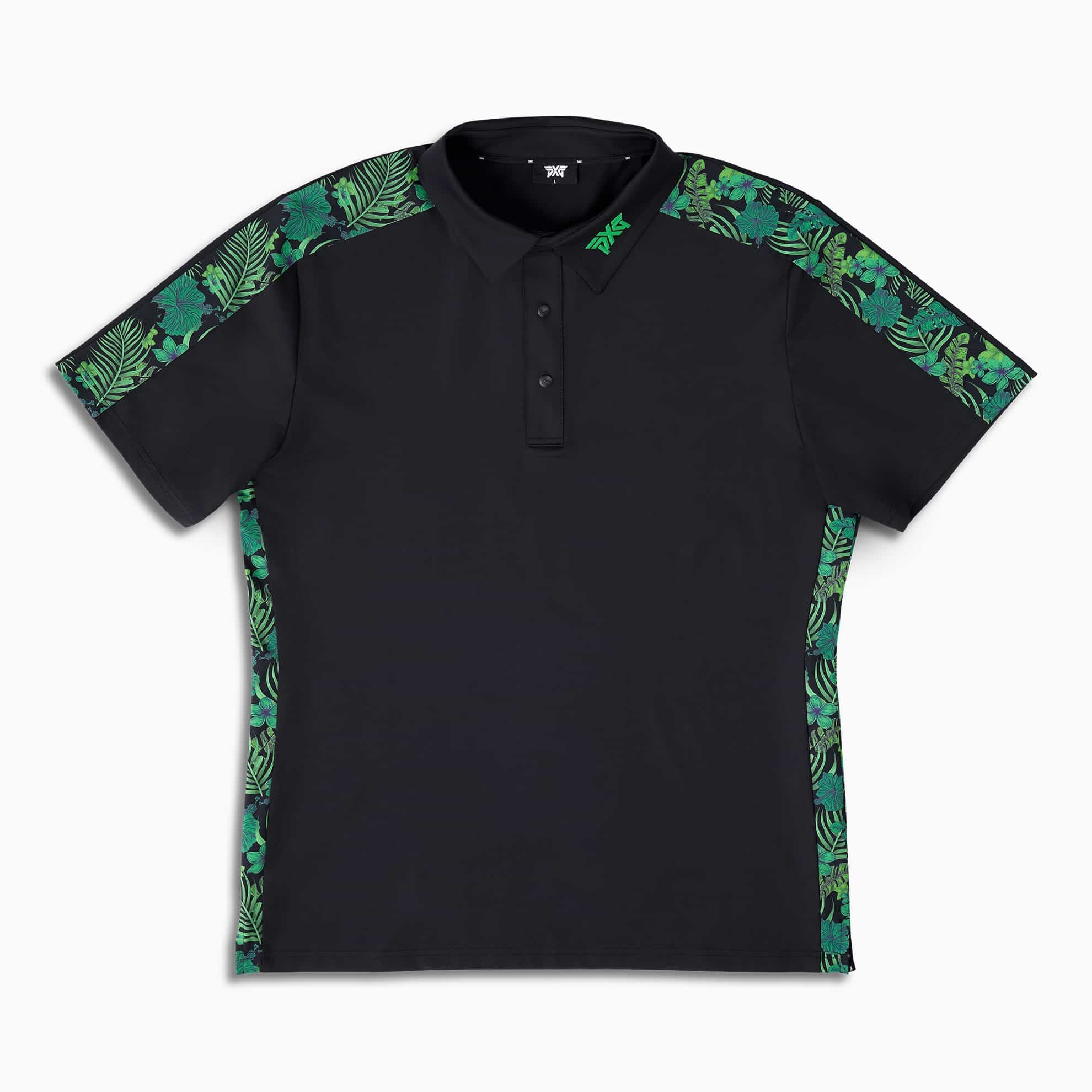 PXG Men's AF SS Aloha 23 Black Polo