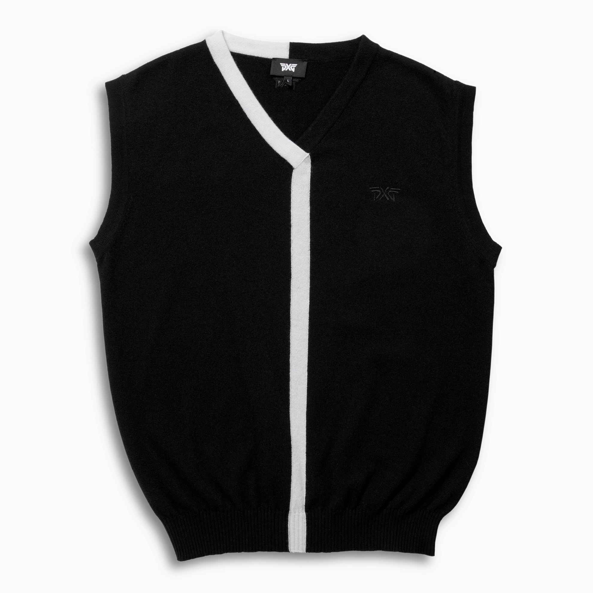 PXG Men's Cashmere Black & White Vest