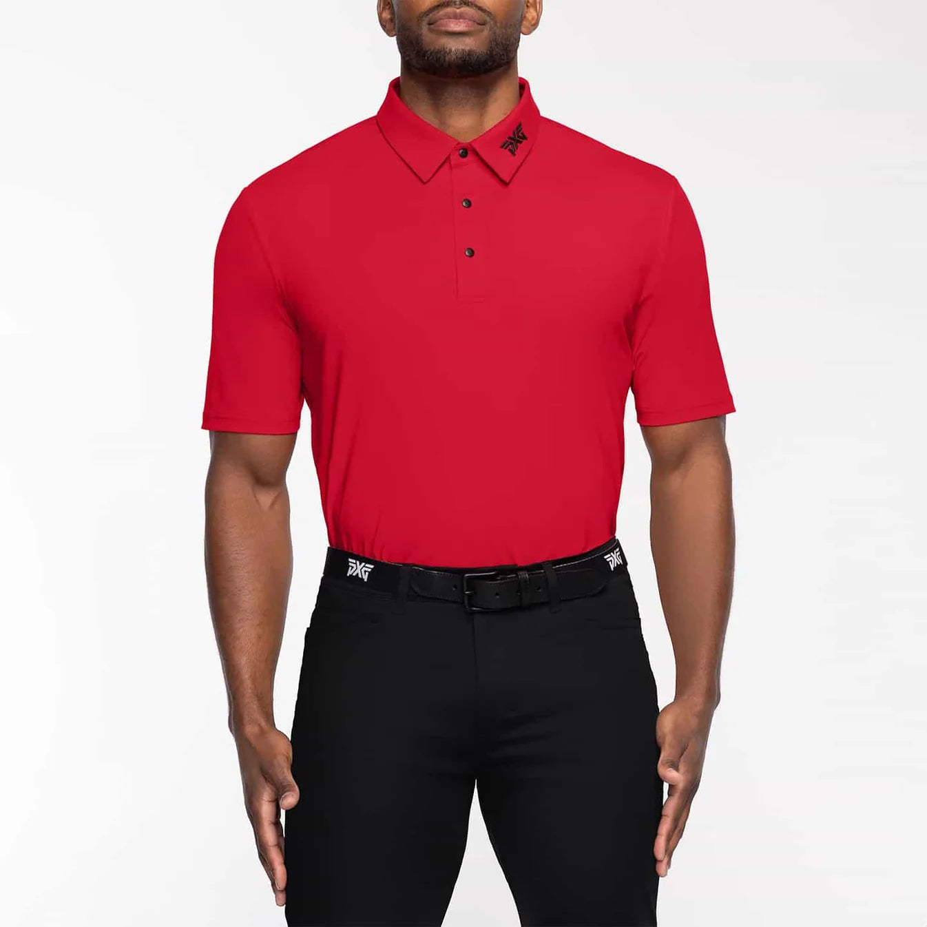 PXG Men's AF BP Signature Red Polo
