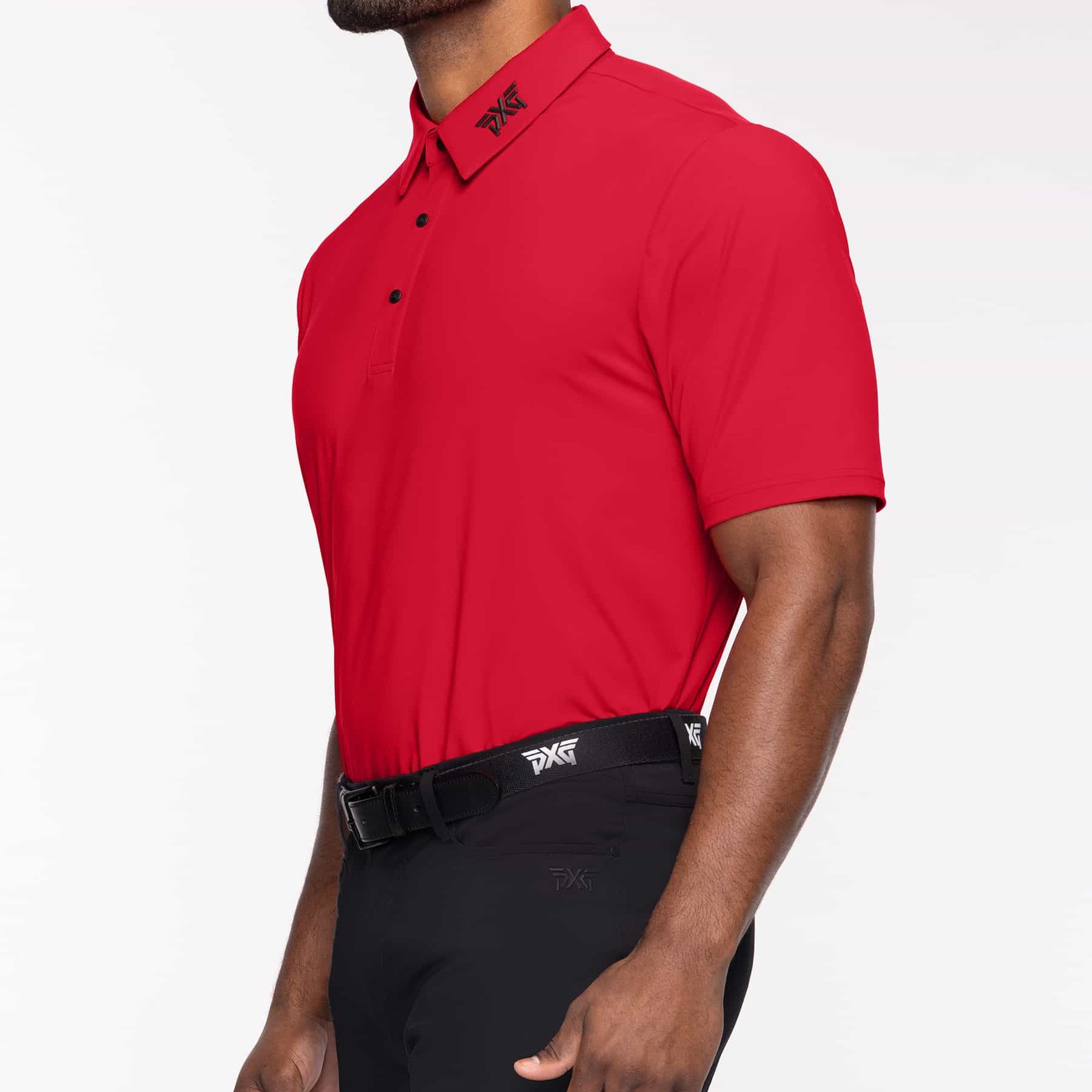 PXG Men's AF BP Signature Red Polo