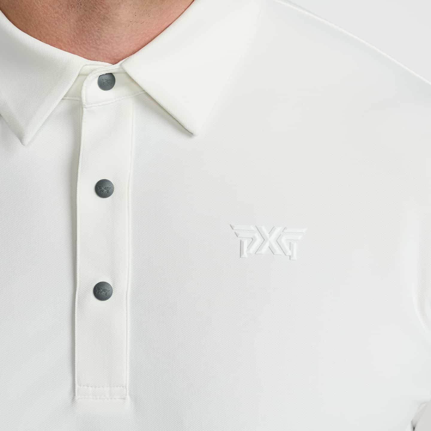 PXG Men's CF Sport Pique White Polo