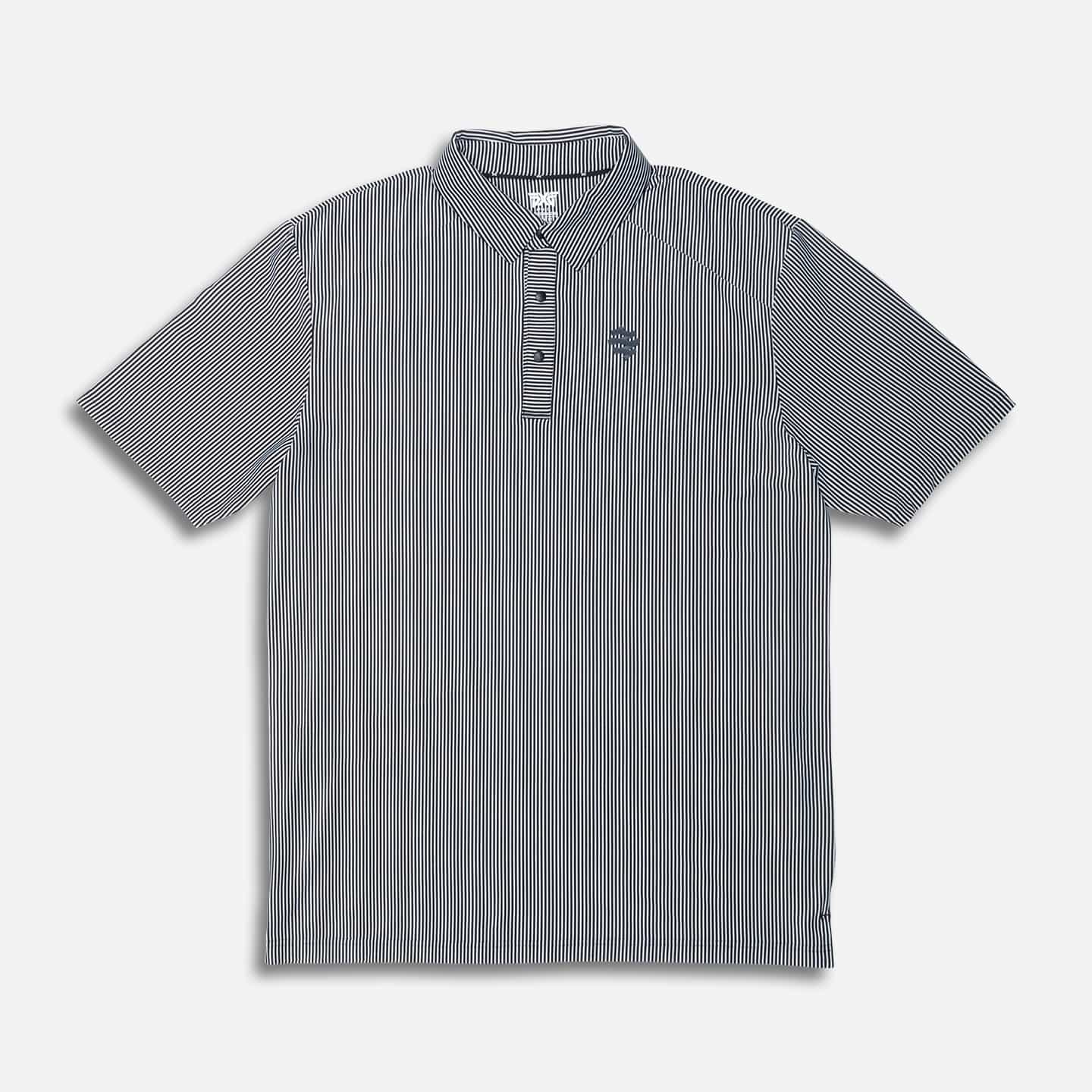 PXG Men's CF Striped White Polo