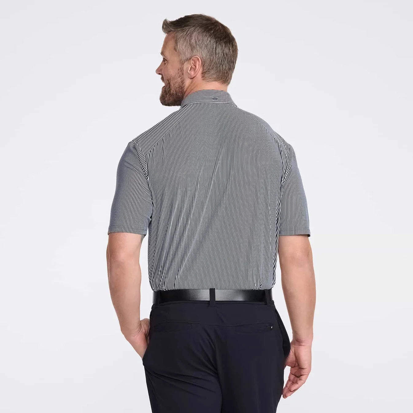 PXG Men's CF Striped White Polo