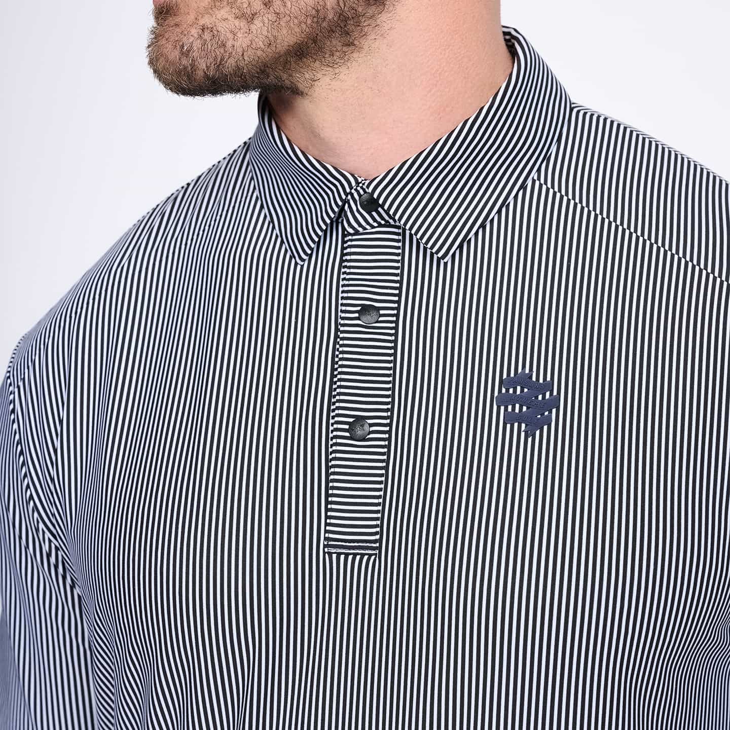 PXG Men's CF Striped White Polo
