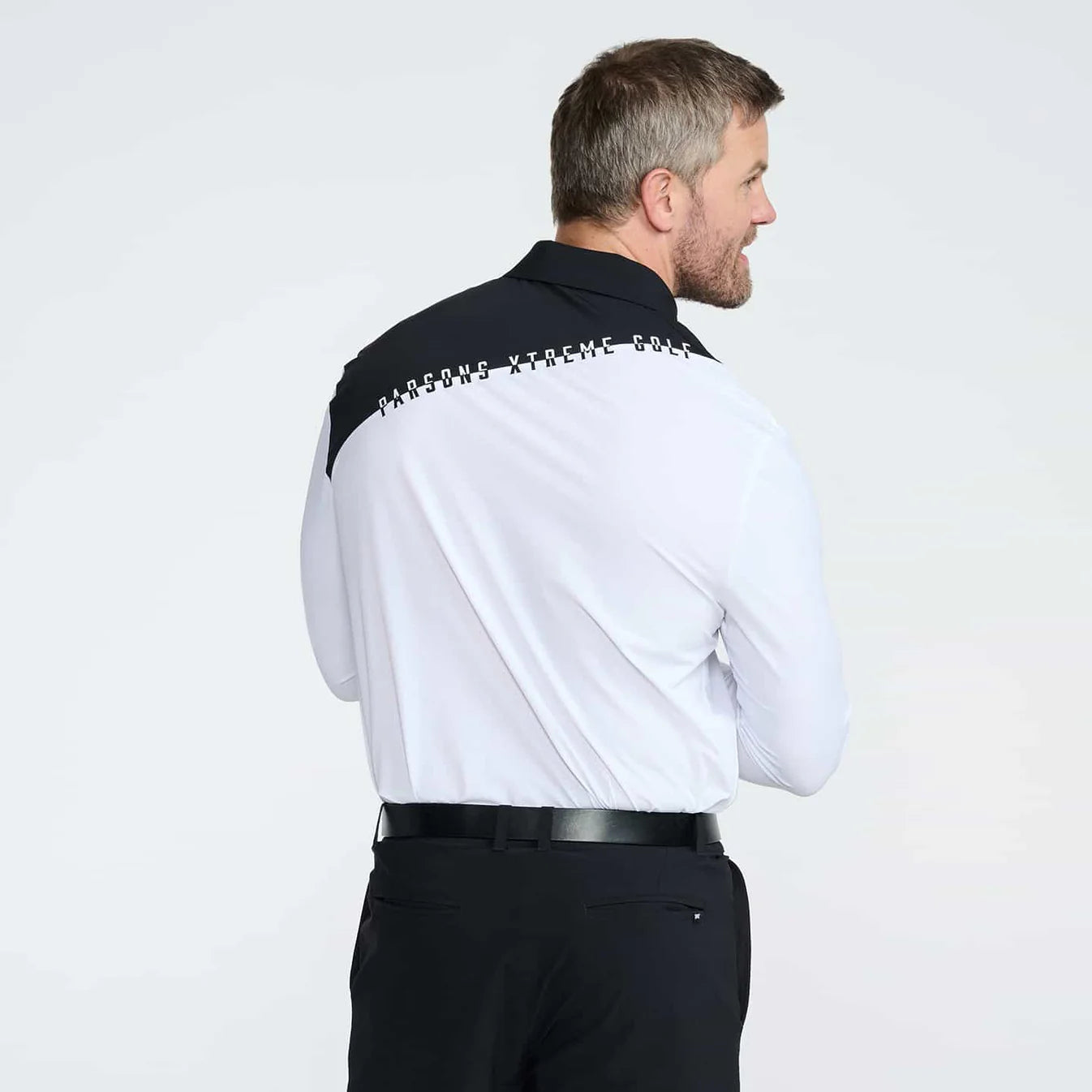 PXG Men's LS Evolution White Polo