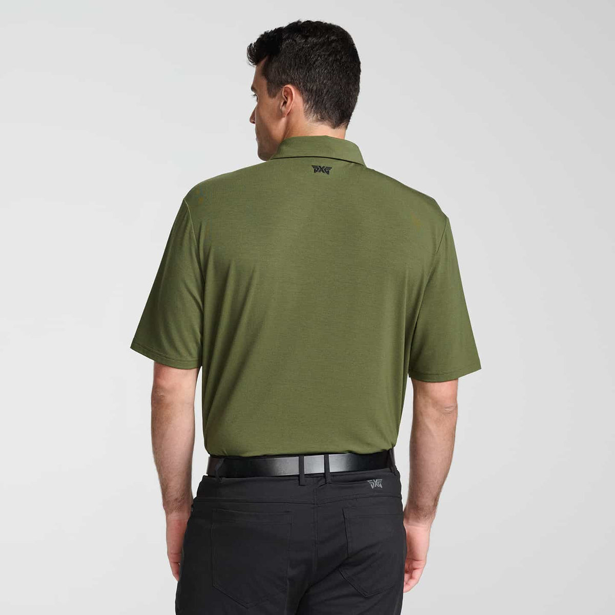 PXG Men's CF Tour Modal Hunter Green Polo