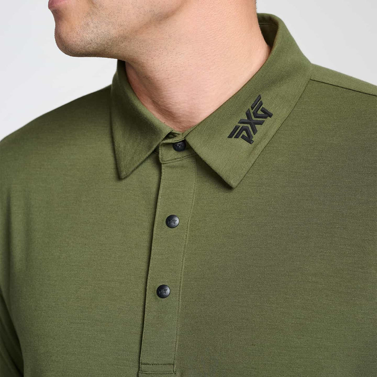 PXG Men's CF Tour Modal Hunter Green Polo