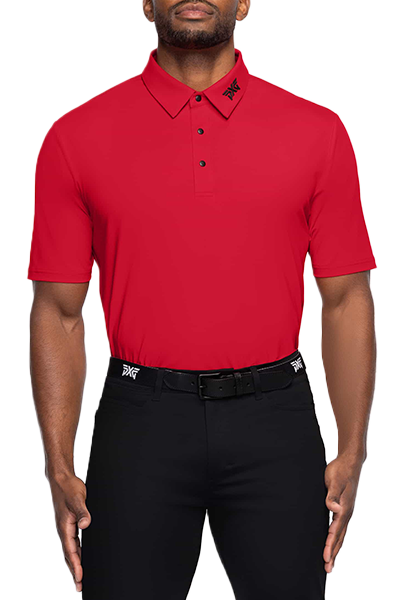 PXG Men's CF BP Signature Red Polo