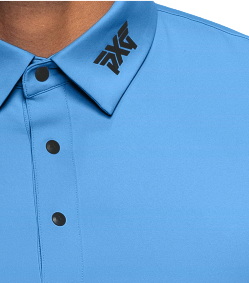 PXG Men's AF BP Signature Blue Polo