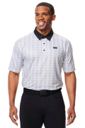 PXG Men's AF Saguaro Perforated White Polo