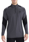 PXG Men's 1/4 Zip Paneled Grey Pullover