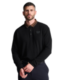 PXG Men's LS Plush Black Polo