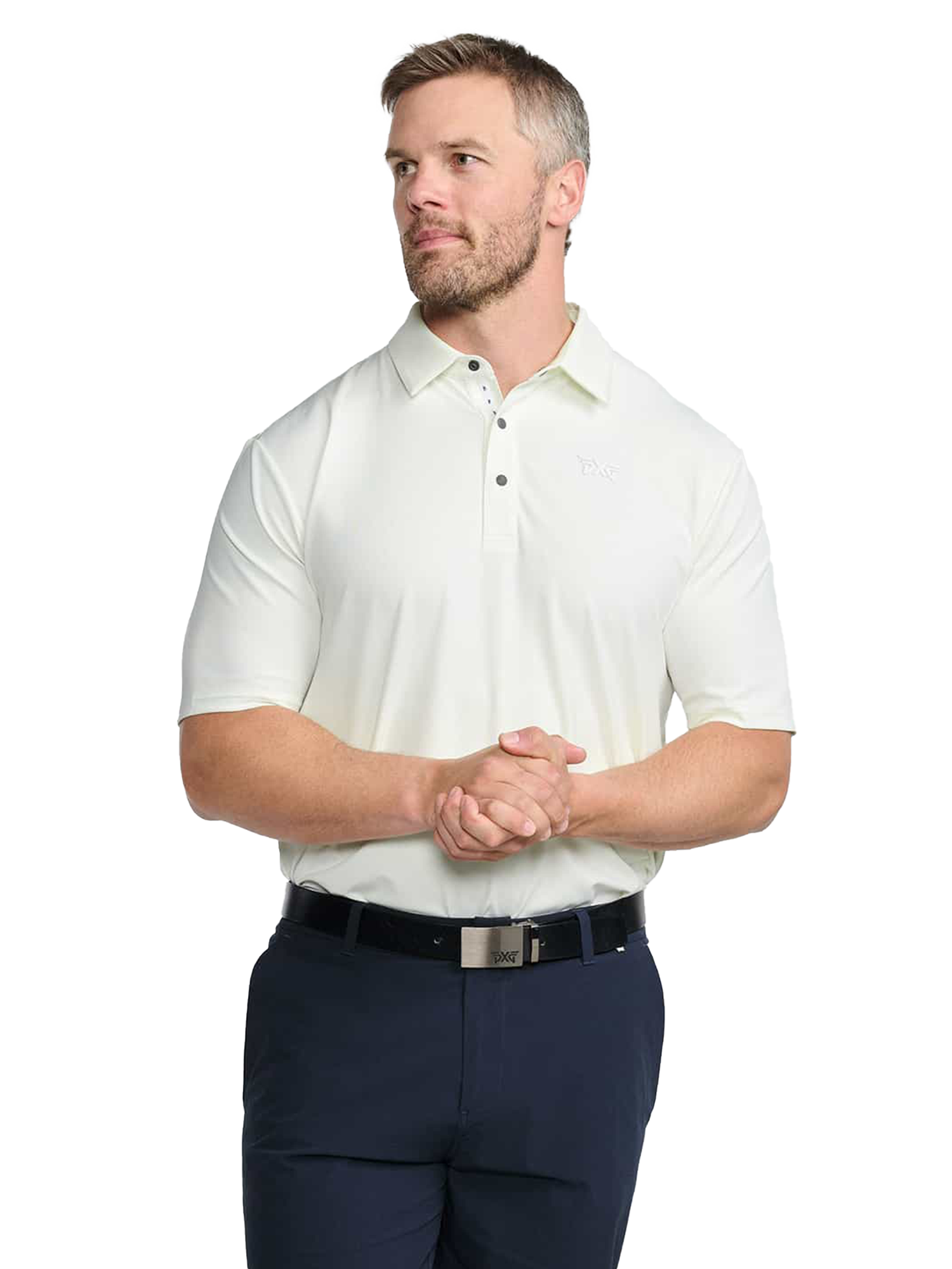 PXG Men's CF Sport Pique White Polo