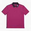 PXG Men's Black Collar Royal Plum Polo