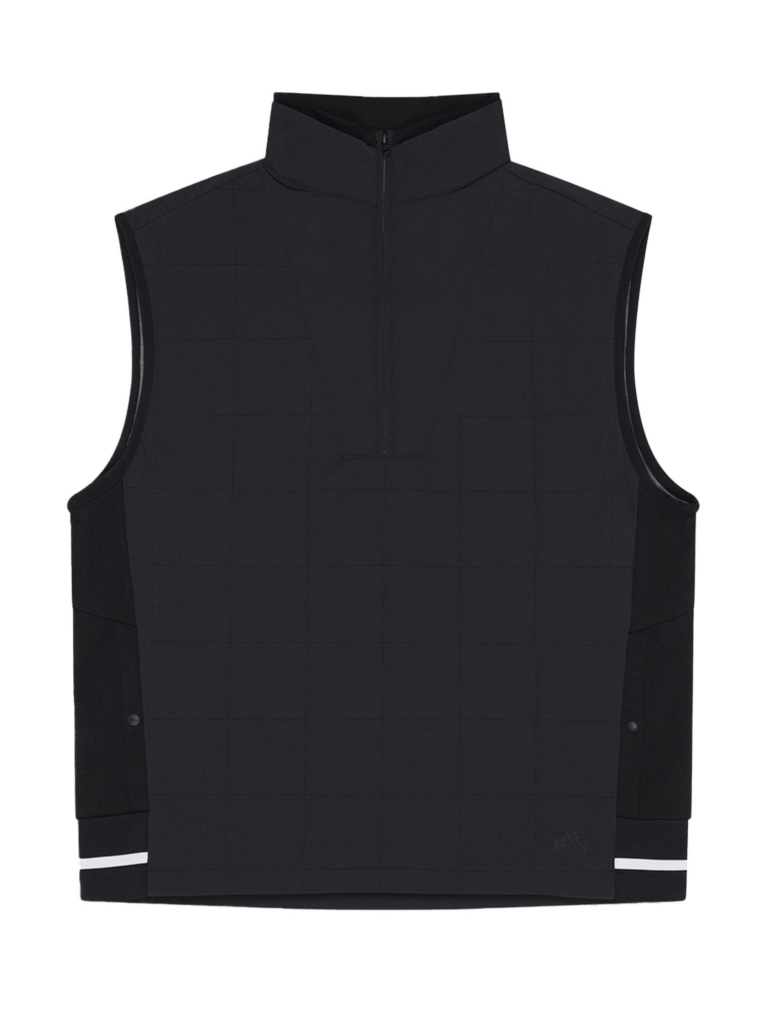 PXG Men's 1/2 Zip Quilted Black Vest
