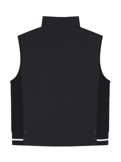 PXG Men's 1/2 Zip Quilted Black Vest