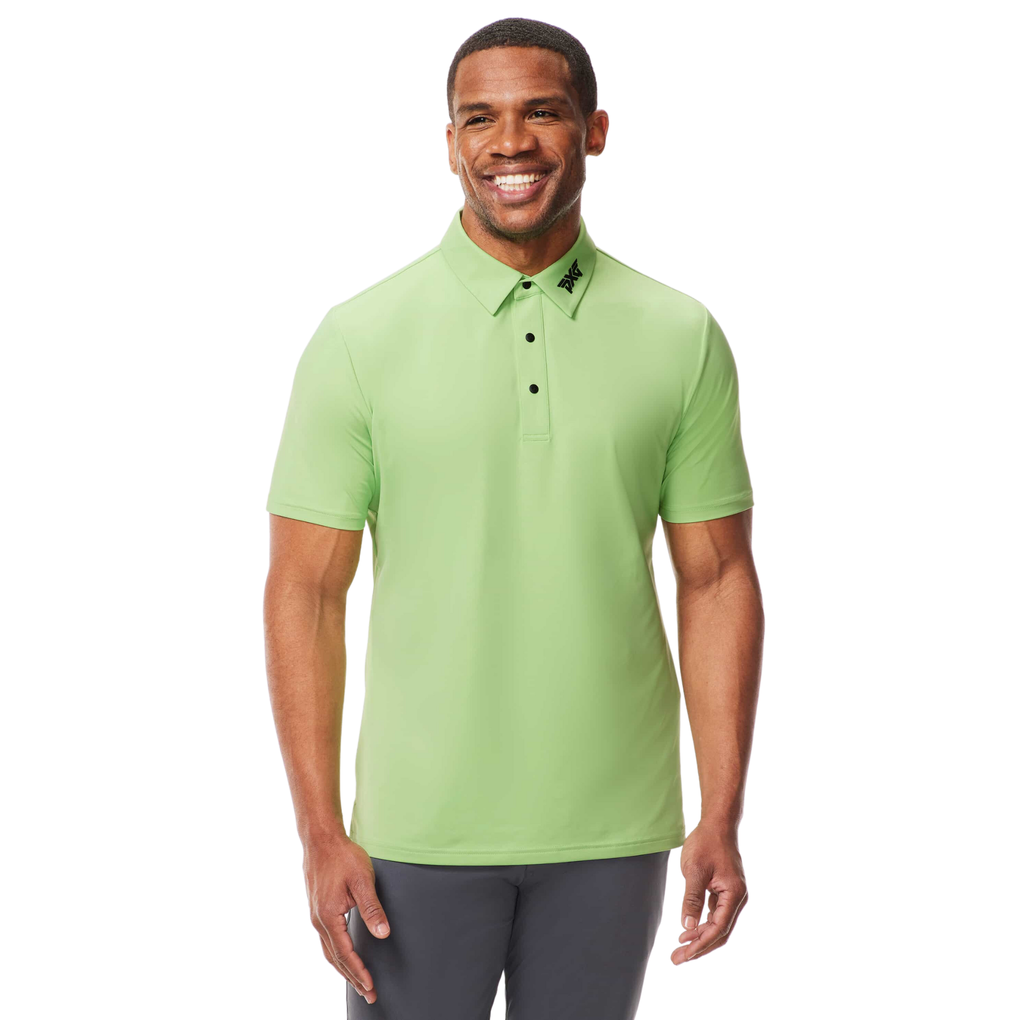 PXG Men's AF BP Signature Green Polo
