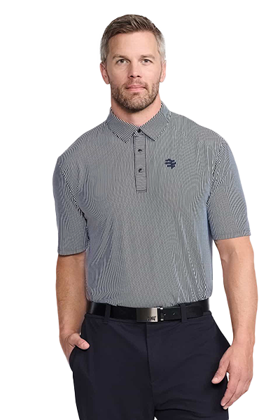 PXG Men's CF Striped White Polo