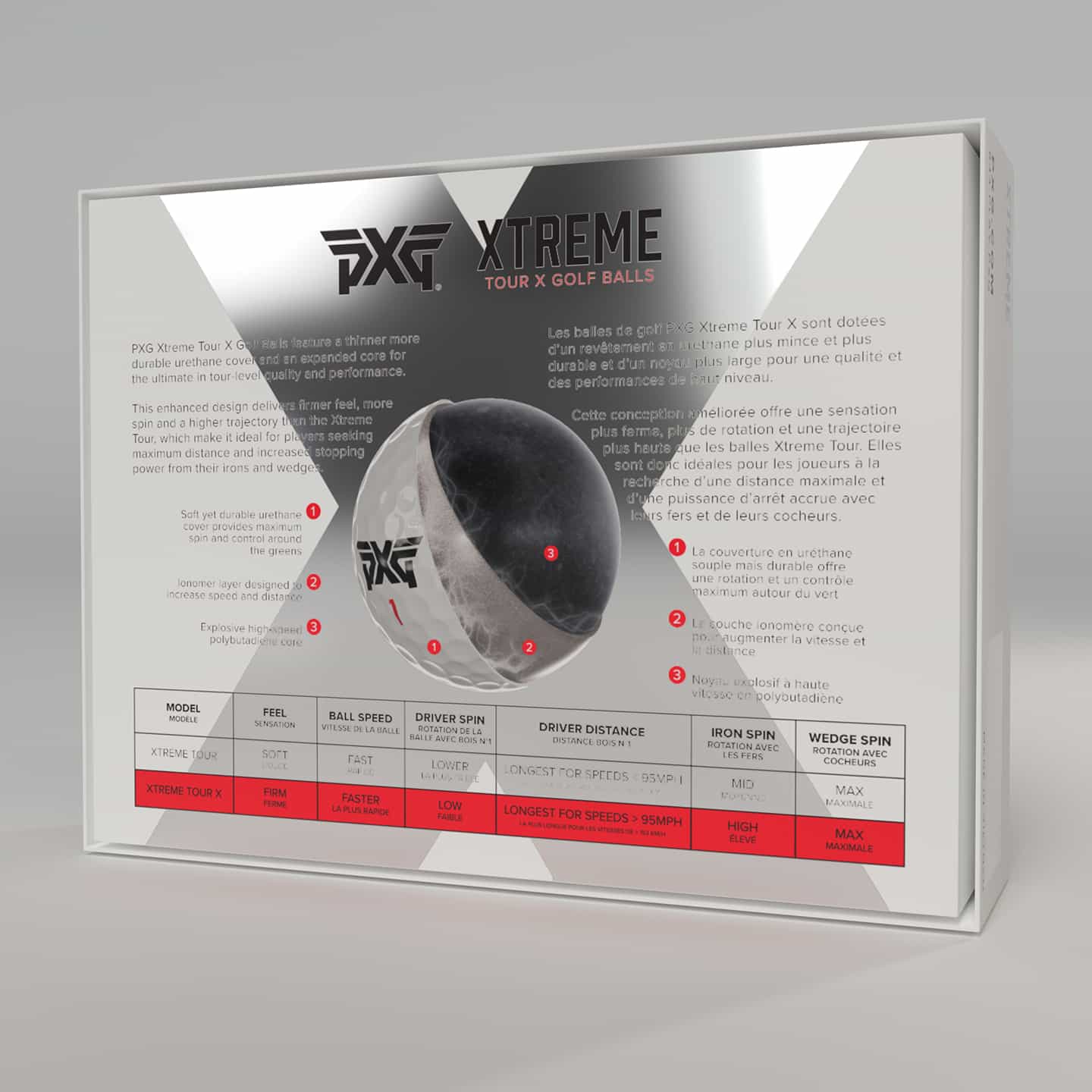 PXG Xtreme Tour X Golf Ball - Dozen (White)