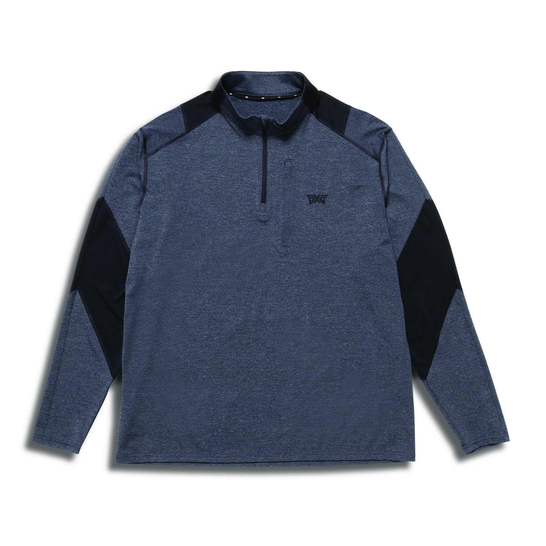 PXG Men's 1/4 Zip Paneled Grey Pullover