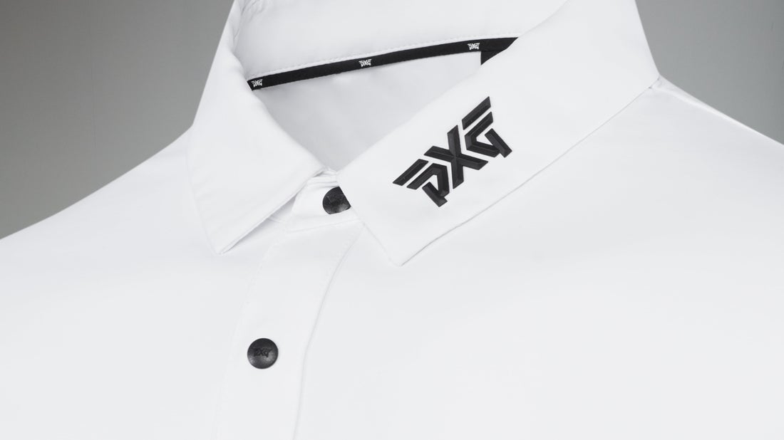 PXG Men's CF BP Signature White Polo