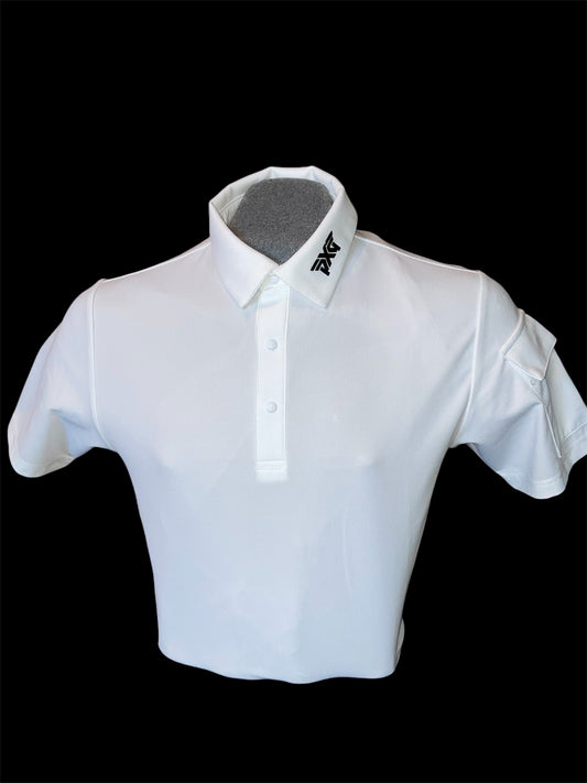 PXG Men´s AF SS White Polo