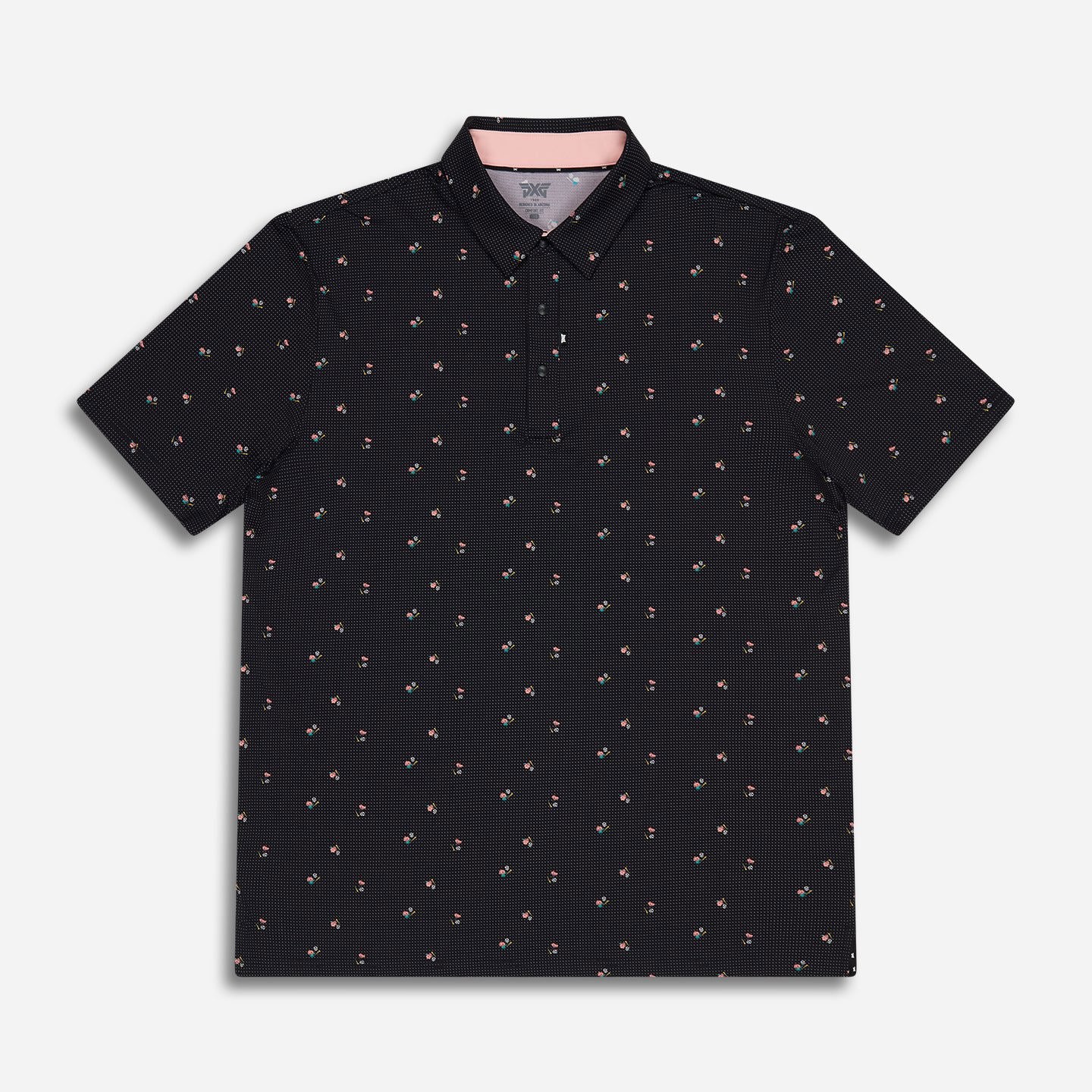 PXG Men's CF Trinity Print Black Polo / S