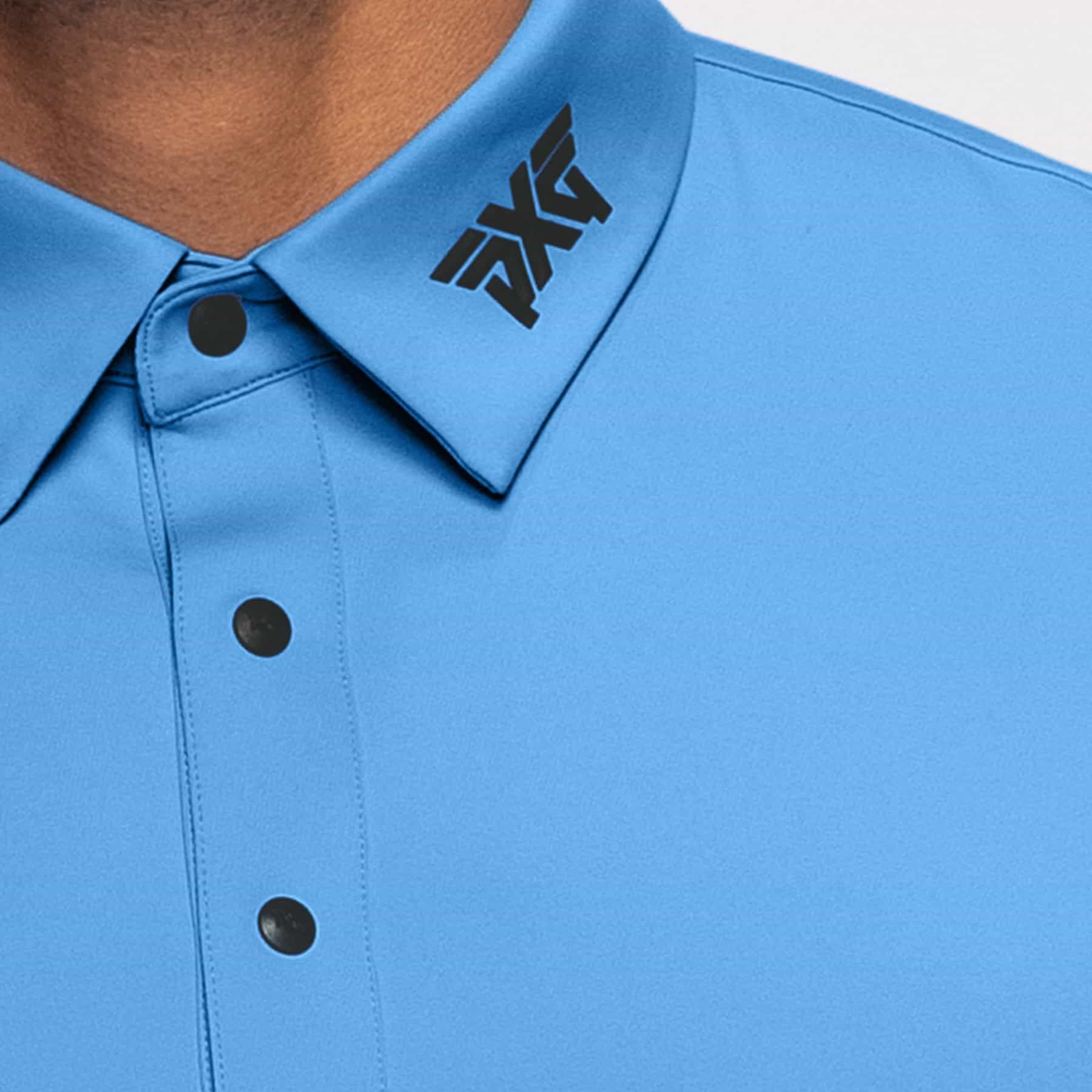 PXG Men's AF BP Signature Blue Polo