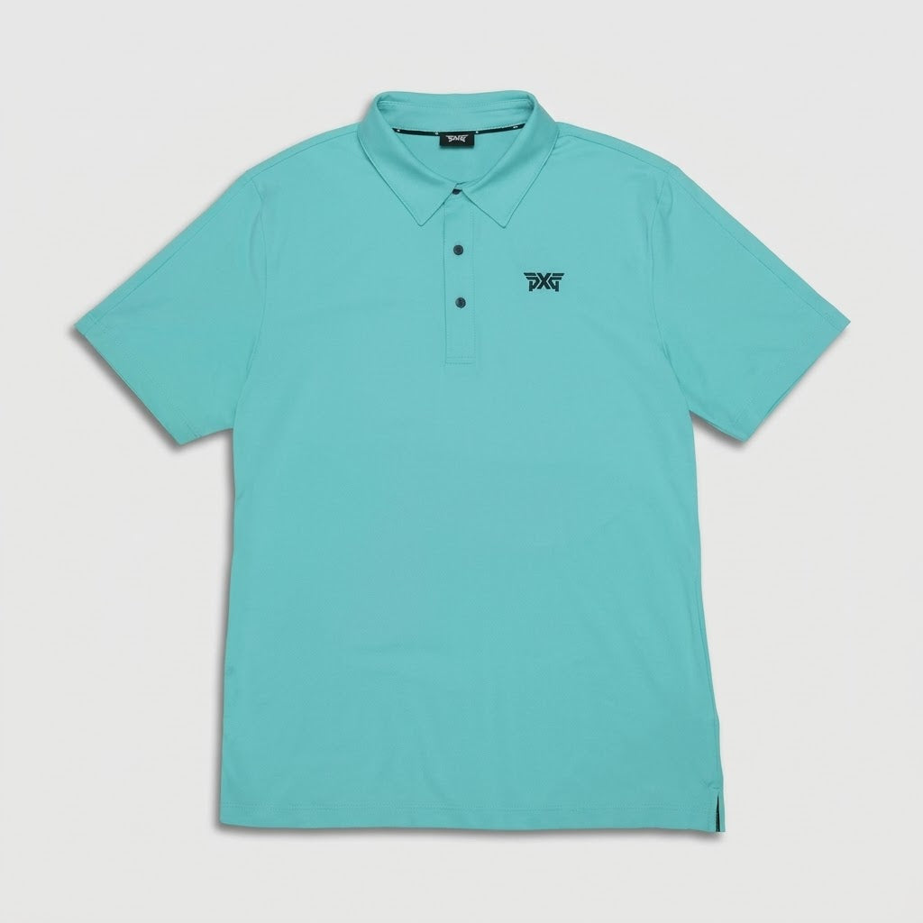 Men's AF Perforated Panel Dark Azure Polo